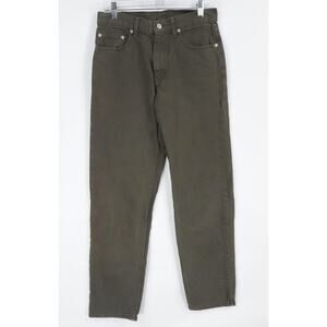 Vintage Levis 550 Jeans Mens 30x31 Green Relaxed Fit Tapered Leg Made USA 90s